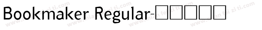 Bookmaker Regular字体转换